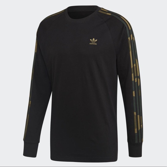 adidas Other - 🚫SOLD🚫NEW ADIDAS MEN’S STRIPED LONG SLEEVE SHIRT
